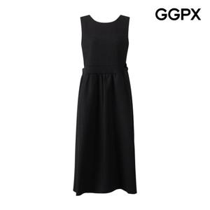 GGPX  반전 리본 민소매 롱 나시 원피스 GPCOP005F