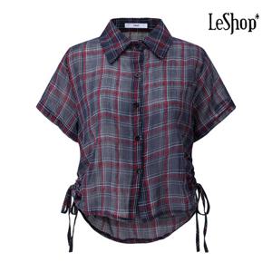 [르샵]체크 옆셔링 반팔 셔츠 (BP6BL074A)