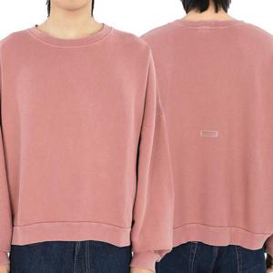 23 FW 아크네스튜디오 남성 가먼트 다이 코튼 맨투맨(핑크) CI0137 DHU