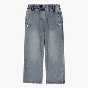 [일로딜로]스냅 여유 와이드 데님 팬츠 IDTJ26152