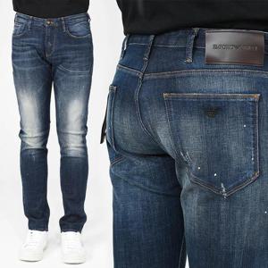 알마니 엠포리오 남성 슬림진 블루 3K1J06 1DY3Z 0942