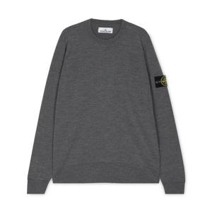 스톤아일랜드 남성 와펜 패치 다크그레이 니트 7915510C4 V0M67