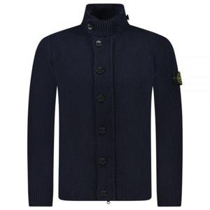 STONE ISLAND 스톤아일랜드 547A3 Lambs Wool Sweater (8115547A3 A0020) (램스울 집업 버튼 니트 가디