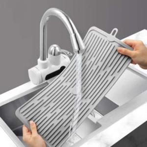 로에드 프리미엄 실리콘 물빠짐 드라잉매트 건조대