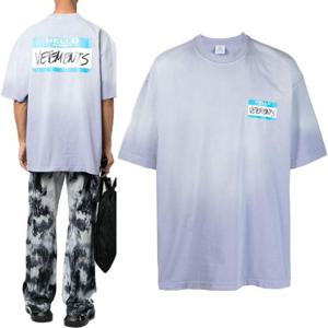 베트멍 위드 빈티지 이펙트 반팔 라운드 티셔츠 UE63TR640L