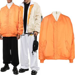 베트멍 X 알파인더스트리 MA-1 더블 지퍼 양면 봄버 자켓 UA53JA850C