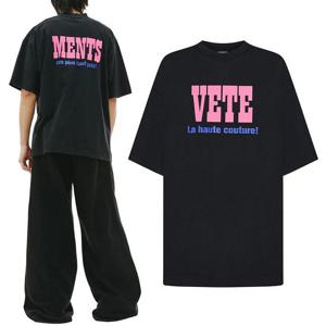 23SS 베트멍 LA 호트 꾸튀르 반팔 티셔츠 UE63TR740B