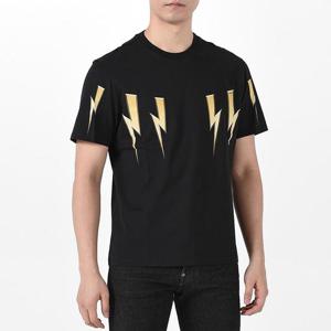 닐바렛 아이코닉 남성 반팔티셔츠 블랙+옐로우 PBJT782S P538S 516