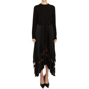 올세인츠 나디아 여성 민소매 롱 플리츠 원피스 WD033Z BLACK (니트 세트)