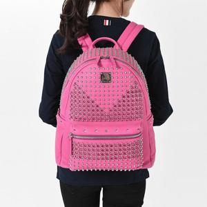 엠씨엠 스타크 스페셜 스와로브스키 미듐백팩 핫핑크 MMK5SVE72 PB001