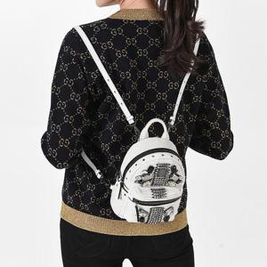 엠씨엠 스타크 스페셜 스와로브스키 미니백팩 화이트 MMK5SVE49 WT001