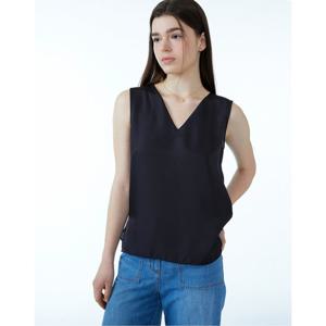 질스튜어트 뉴욕 여성 25SS 블랙 단색 민소매블라우스 WJBL5B760BK