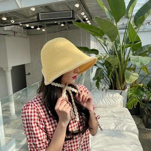 멜로디 레이스 리본 버킷햇/ 챙모자 보넷모자 보닛모자 봄 여름 가을 벙거지모자 왕골모자 라피아햇