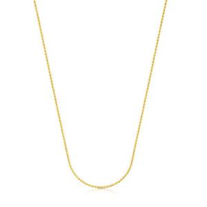 [토스(주얼리)][TOUS] 18K 골드 버메일 실버 볼 체인 1.8mm 50cm 1000042900