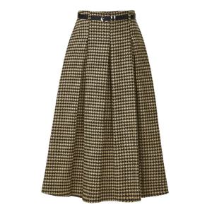 [포커스]포커스 [2SET] 하운드 체크 핀턱 스커트_VF5W1SK8361