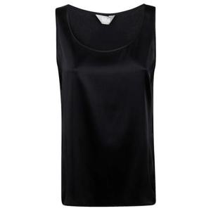 25 FW 막스마라 팬 Pan 실크 블렌드 슬리브리스 탑 블랙 2516161017600