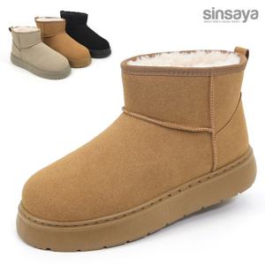 [신사야]포근한 털안감 방한 미들부츠 25S080
