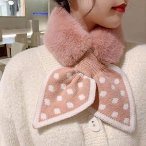 예쁜 털 스카드 겨울 쁘띠 목도리 머플러 (5color)