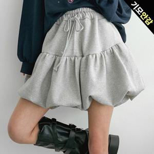 [올리비에스클로젯] 기모 밴딩 미니 셔링스커트_O2512SK035D