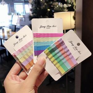 헤어핀 실핀세트 20P세트 컬러 헤어악세사리 머리핀 PK 헤어 물결 헤어소품 핀세트 실삔