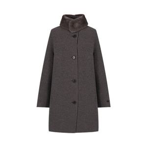 샤트렌 밍크카라 하프 코트_HCEWCT103