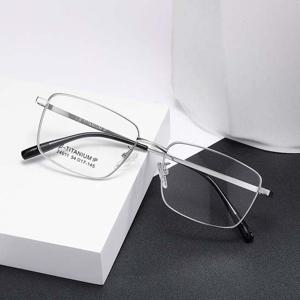 긱시크 무테 반무테 뿔테 안경 티타늄 안경테 Y24011