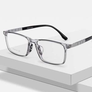 긱시크 무테 반무테 뿔테 안경 티타늄 안경테 AL8113