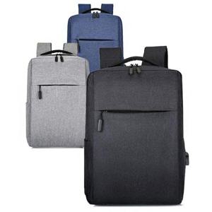 심플 무지 디자인 다중 수납 노트북 가방 출장 백팩
