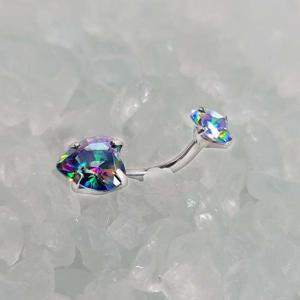 식스미 다이나믹 하트 3종 배꼽 피어싱