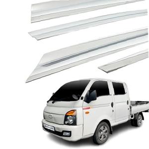 포터2 더블캡 리어도어 크롬 썬바이저 차량용 진흥 2P