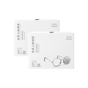 자우버 김서림방지 안경닦이 안티포그 티슈 50매X2개