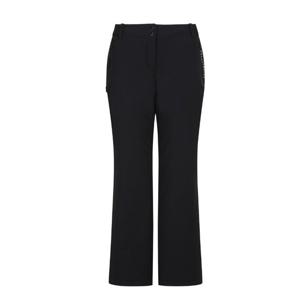 여성사이즈 밴딩 로고 지퍼 구스다운 팬츠521E4PT404BK