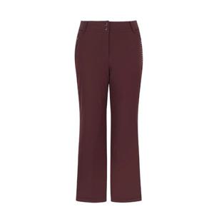 여성사이즈 밴딩 로고 지퍼 구스다운 팬츠521E4PT404WN