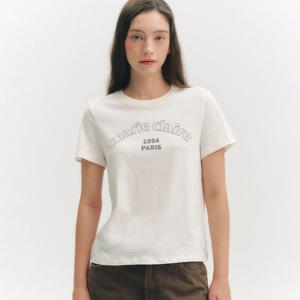 [마리끌레르][정가49,000]후로피 반팔 티셔츠(MAFCTS08NIV)