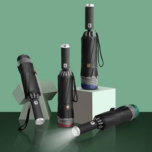 자외선차단 LED 거꾸로우산 3단 자동우산 암막 양우산