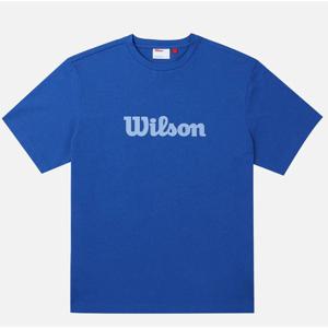 윌슨 퓨어드라이 빅로고 반팔 티셔츠 UNI B1 W251003NTS31 BLU DGN LYE NVY WHT