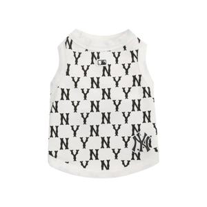 MLB 펫 모노그램 티셔츠 NY A8 72PET1111 50B 50L