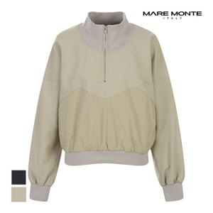 [마레몬떼][마레몬떼] 반집업 아노락 블라우스_M243MBL19S0