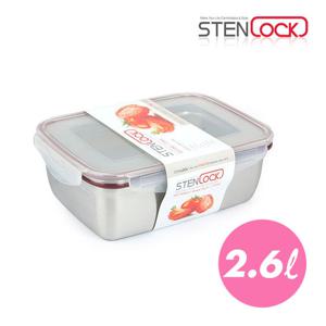 스텐락 스텐밀폐용기 직사각 8호 2.6L