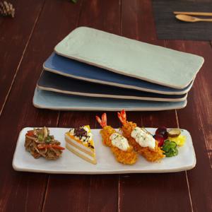 [소야도자기] 아름 직사각접시 그릇(소) 핸드메이드 도자기그릇