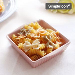 [심플아이콘]끌로에 핸디 정사각 접시2P