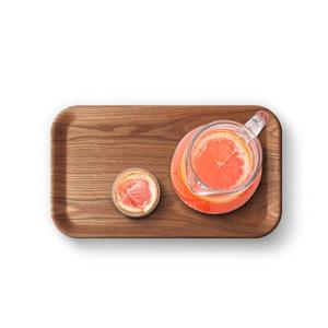 릴팡 네츄럴 우드 직사각쟁반(중)/나무쟁반/트레이