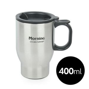 키친플라워 이중스텐 벨머그 400ml