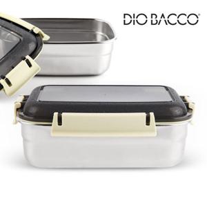 디오바코 스텐 밀폐용기 벌크 직사각 850ml / 반찬통