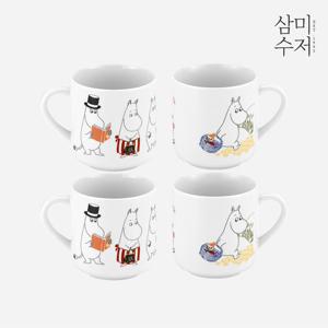 [삼미수저] 무민 더키친 시리얼머그세트4P