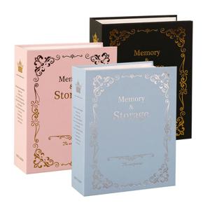 메모리 미니 포토북 사진첩 포켓앨범 (4x6인치, 사진100장 보관)