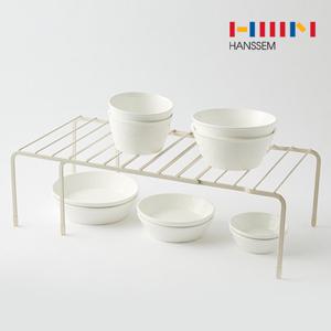 한샘 주방정리용품 SOK 마일드 확장형 선반랙 크림