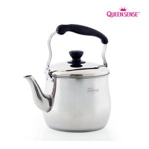 퀸센스 샤이니 인덕션겸용 들통형 3중바닥 스텐주전자 1.5리터