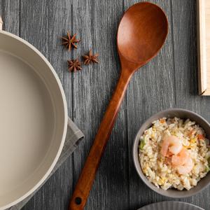 라리사 우디 천연 옻칠 볶음스푼 대 Y059