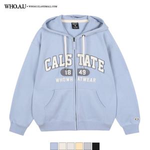 후아유 WHMZB4914U 시그니처 패치 후드집업